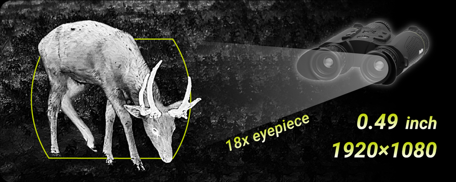 Pixfra Draco Binoculars NV 4K 940nm Thermal 35mm Pix 384x288 Dis 1920x1080