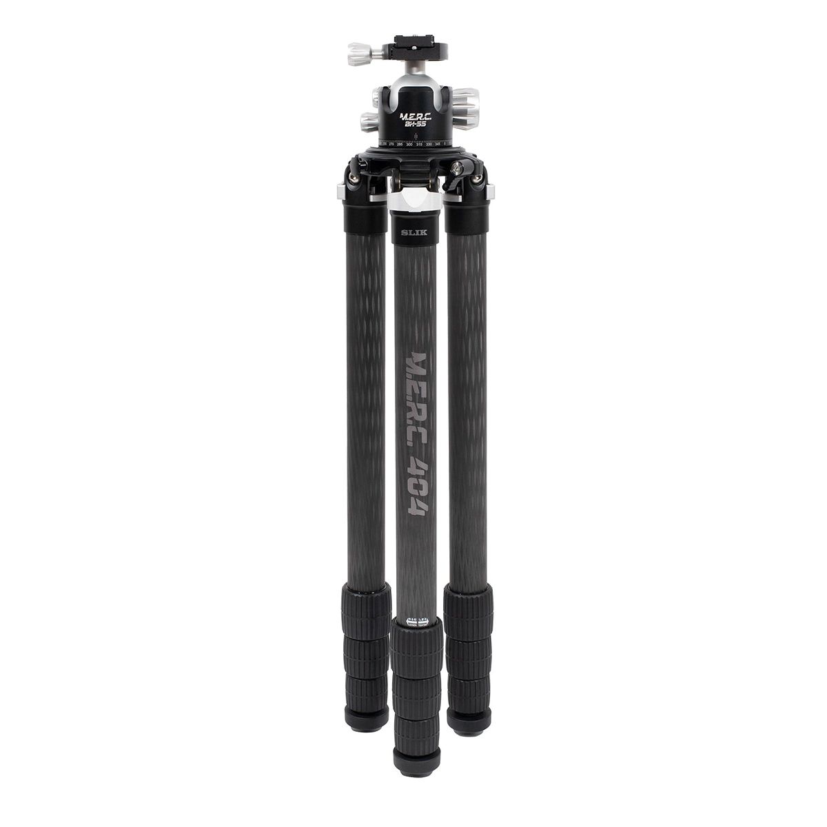 SLIK M.E.R.C. 404 Carbon Fiber Tripod Kit With CF-404 Legs And BH-55 Ball Head