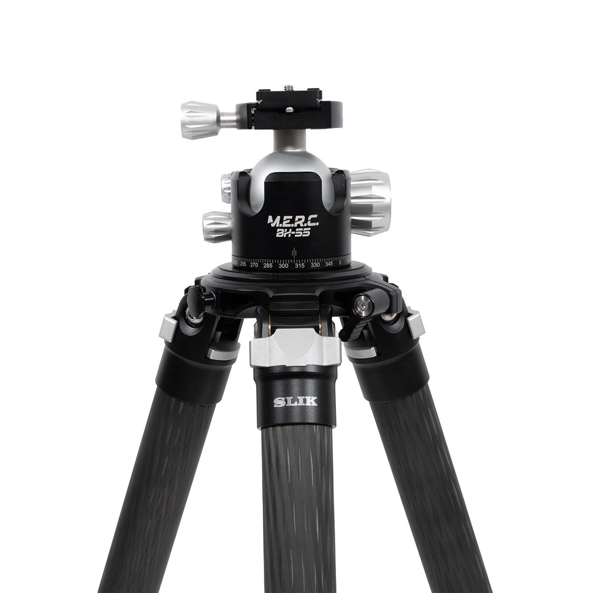 SLIK M.E.R.C. 404 Carbon Fiber Tripod Kit With CF-404 Legs And BH-55 Ball Head