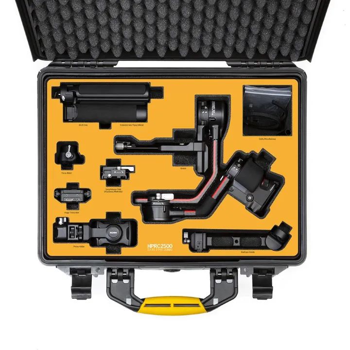 HPRC 2500 Hard Case for DJI RS2 Pro Combo **