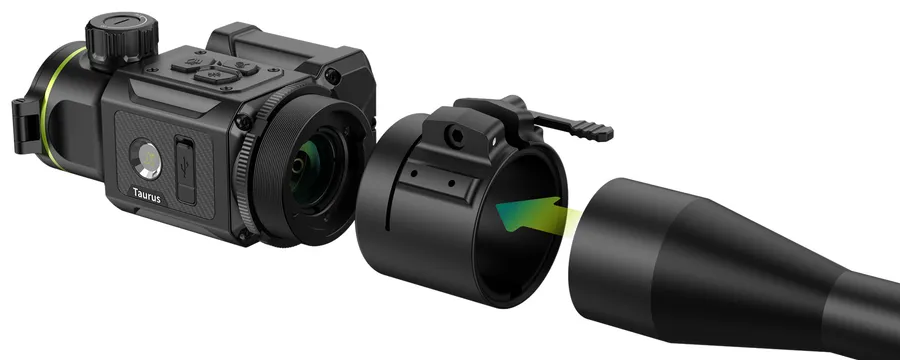 Pixfra TAURUS LRF Thermal Clip on OLED 35mm Scope Pix 640x512 Dis 1920x1080