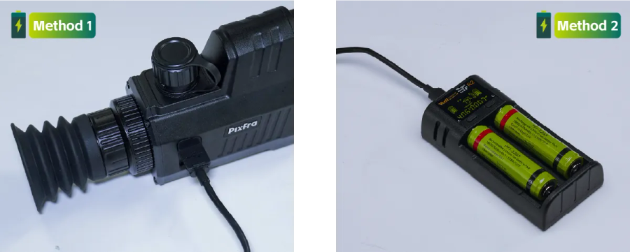 Pixfra CHIRON LRF Thermal Riflescope OLED 35mm Pix 640x512 Dis 1440x1080