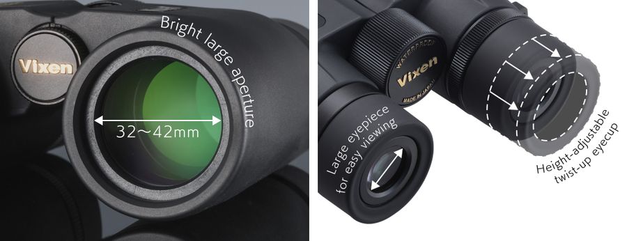Vixen Apex J HR10x42WP Binocular Waterproof ED
