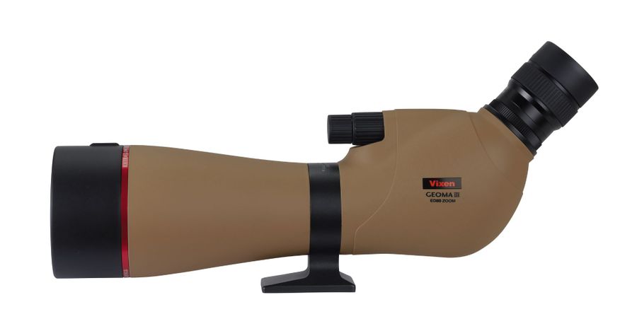 Vixen Geoma III ED 80mm Spotting Scope Angled With 20-60x Zoom