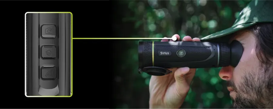 Pixfra SIRUS Thermal Monocular OLED 50mm Pix 640x512 Dis 1920x1080