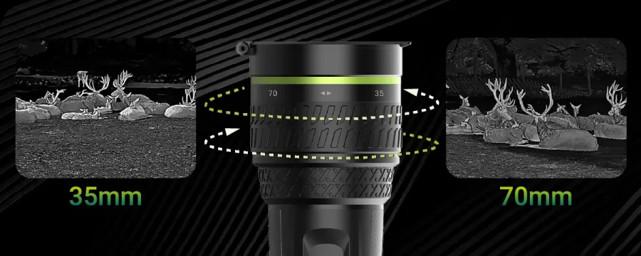 Pixfra SIRIUS HD Ther Zoom Monocular OLED 70mm Pix 1280x1024 Dis 1920x1080